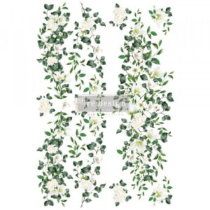 Transfer Redesign Trellis Flowers 61x89 cm
