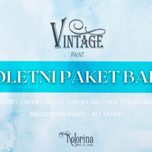 vintage paint poletni paket barv
