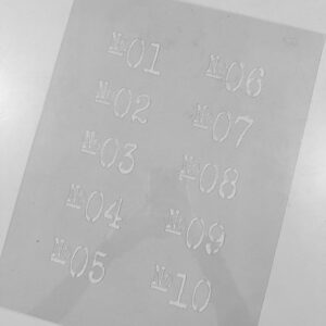 vintage paint numbers