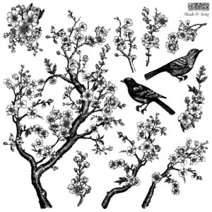 štampiljka iron orchid designs shade song